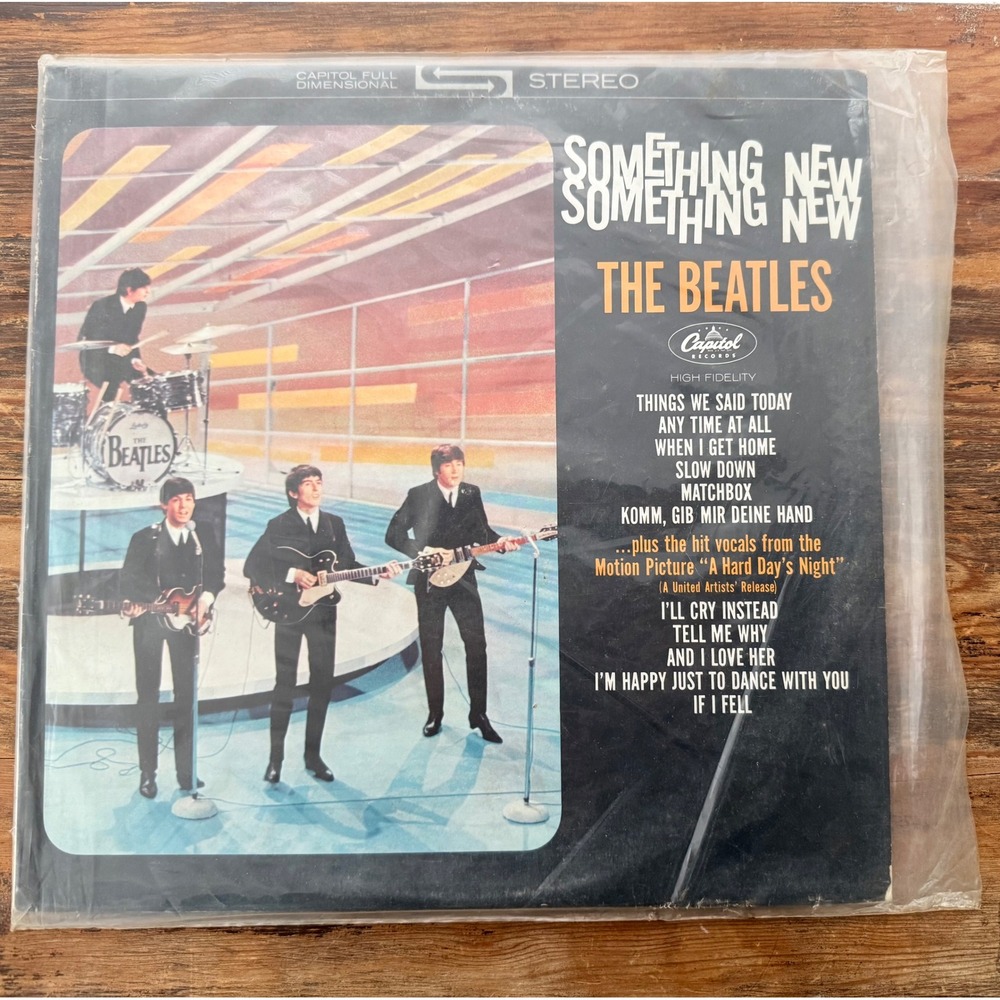 The Beatles Something New Vinyl Record Capitol ST 2108‎ Full Dimensional Stereo